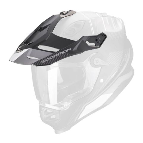 Adf-9000 Air Peak Visor Assy Desert Matt Black Silver