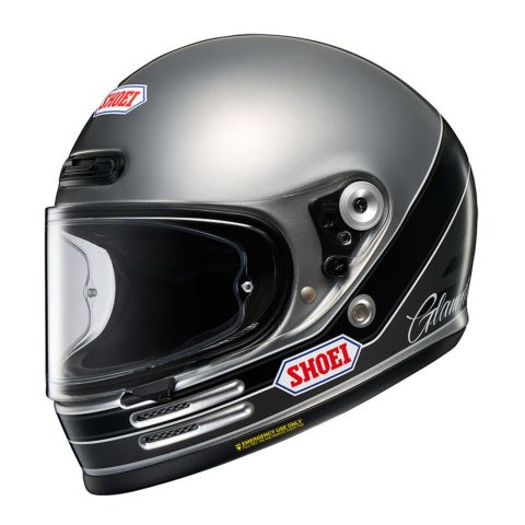 Casco Integrale Shoei Glamster 06 Abiding Tc10 Grigio Nero