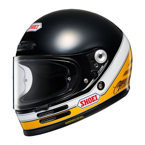 Casco Integrale Shoei Glamster 06 Abiding Tc3 Nero Giallo