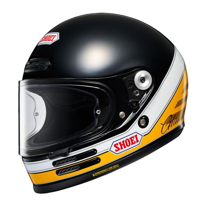 Casco Integrale Shoei Glamster 06 Abiding Tc3 Nero Giallo