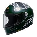 Casco Integrale Shoei Glamster 06 Heiwa Motorcycle Tc4 Verde Grigio