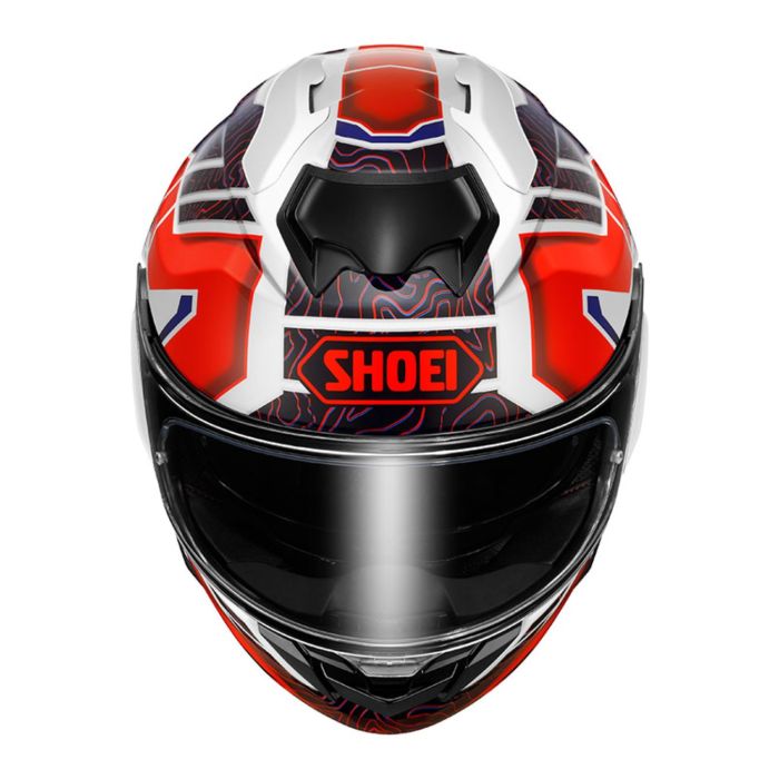 Casco Integrale Shoei Gt-air 3 Hike Tc10 Bianco Rosso Bl
