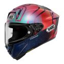 Casco Shoei X-spr Pro Marquez Holi Tc1 Blu Arancio Rosa