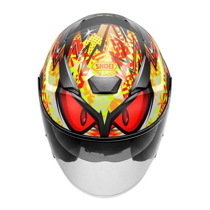 Casco Shoei J-cruise 3 Inspired Tc1 Giallo Rosso Ner