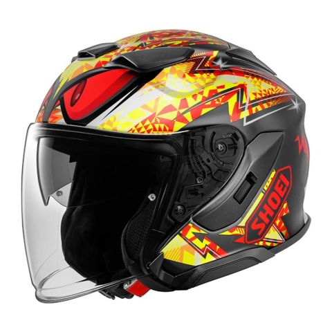 Casco Shoei J-cruise 3 Inspired Tc1 Giallo Rosso Nero