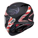 Casco Integrale Shoei Nxr2 Knee Down Tc5 Nero Rosso