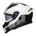Casco Integrale Agv K7 In Fibra Super 46 White Black