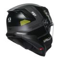 Casco Integrale Agv K7 In Fibra Kyber Matt Grey/yellow Fluo