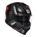 Casco Integrale Agv K7 In Fibra Kyber Matt Black/red
