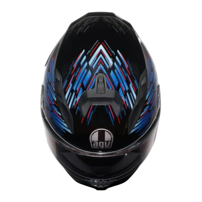 Casco Integrale Agv K7 In Fibra Genisys Matt Black/blue/grey