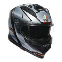 Casco Integrale Agv K7 In Fibra Jaeger Black/silver