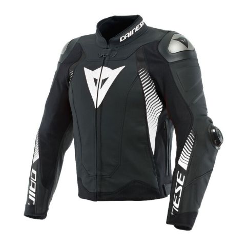 Giacca In Pelle Dainese Super Speed 4 Black-matt/white