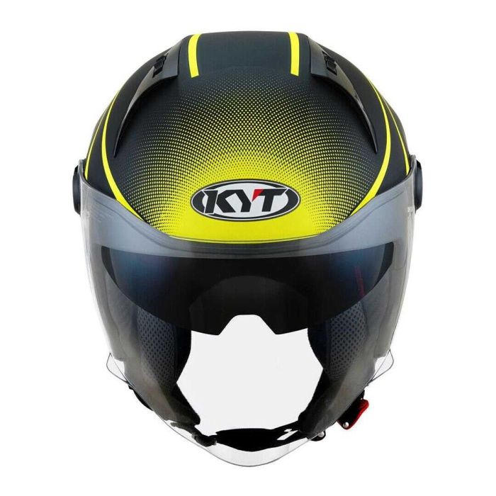 Casco Jet Kyt D-city Colorful Yellow