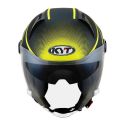 Casco Jet Kyt D-city Colorful Yellow