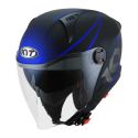 Casco Jet Kyt D-city Colorful Matt Blue