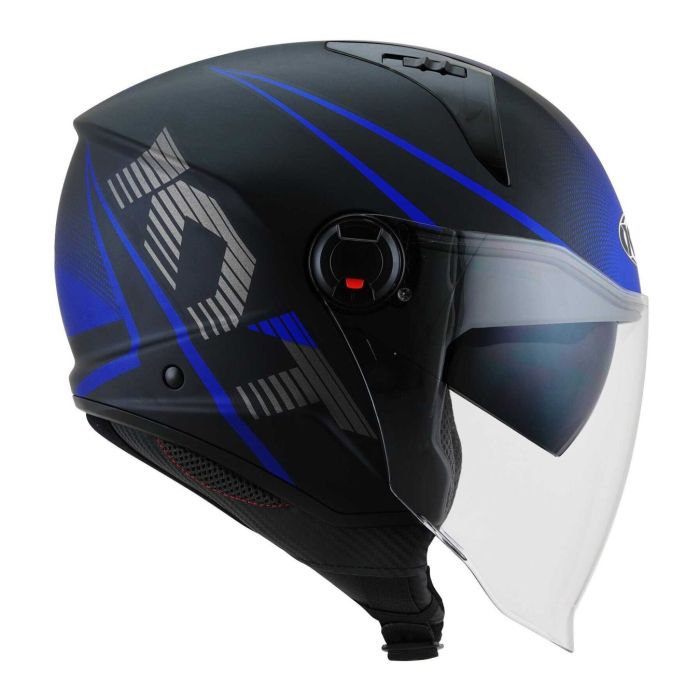 Casco Jet Kyt D-city Colorful Matt Blue