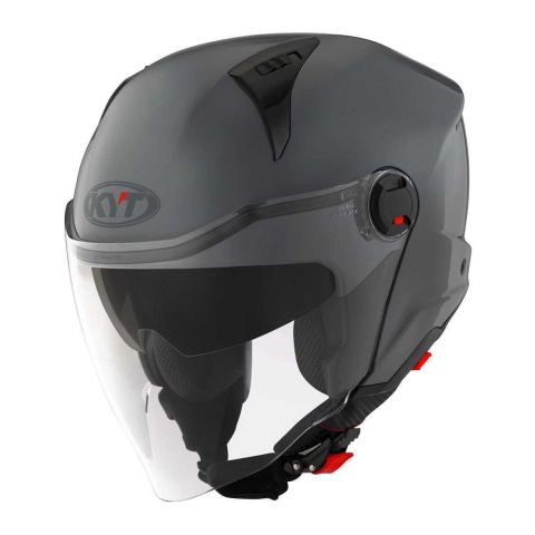 Casco Jet Kyt D-city Plain Grl Grey