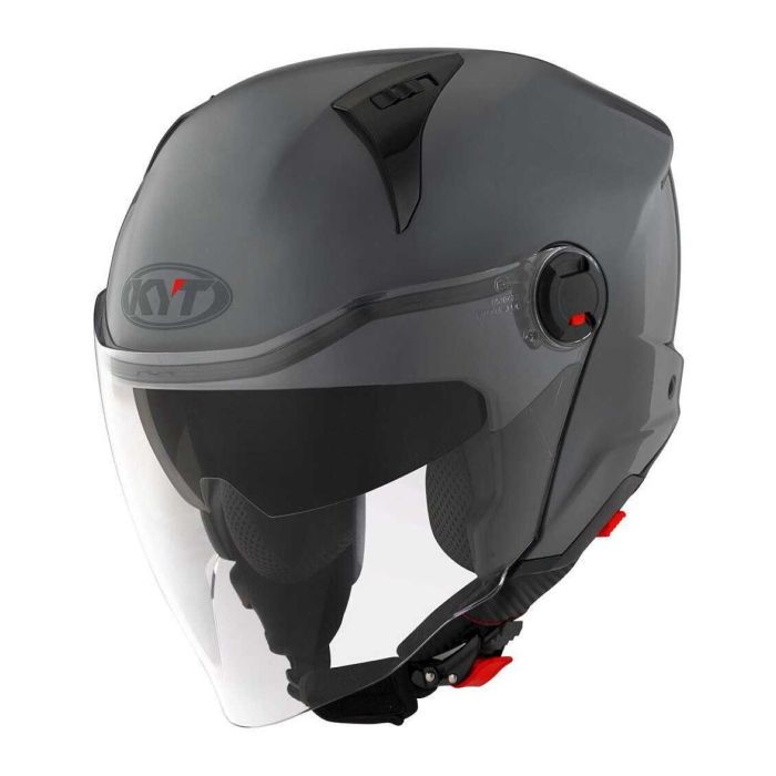 Casco Jet Kyt D-city Plain Grl Grey
