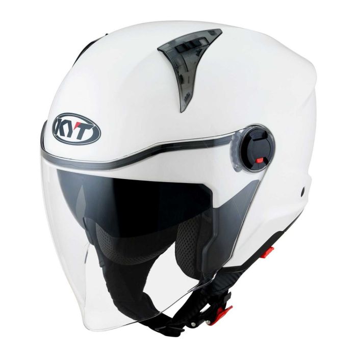 Casco Jet Kyt D-city Plain White