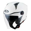 Casco Jet Kyt D-city Plain White