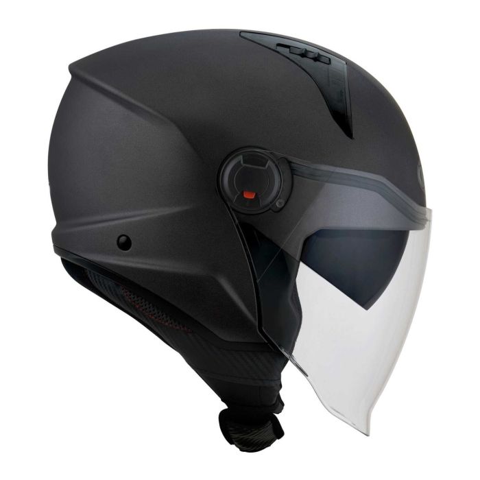 Casco Jet Kyt D-city Plain Matt Gun Metal