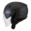 Casco Jet Kyt D-city Plain Matt Gun Metal