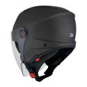 Casco Jet Kyt D-city Plain Matt Gun Metal