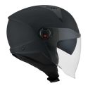 Casco Jet Kyt D-city Plain Matt Black