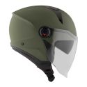 Casco Jet Kyt D-city Plain Matt Army Green