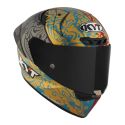 Casco Integrale Kyt Kx-1 Race Gp Replica Bastianini Fim 2024 Gold