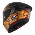 Casco Integrale Kyt Kx-1 Race Gp Replica Bastianini Fim 2024 Gold