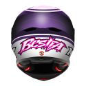 Casco Integrale Kyt Kx-1 Race Gp Replica Bastianini Fim 2024 White/violet