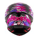 Casco Integrale Kyt Kx-1 Race Gp Replica Bastianini Fim 2024 White/pink