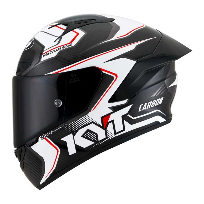 Casco Integrale Kyt Nz-race Carbon Competition White