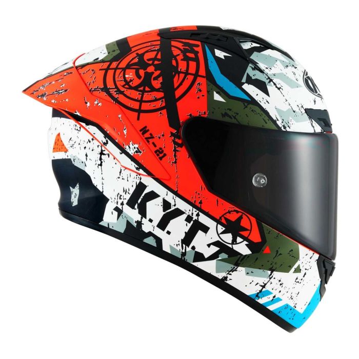 Casco Integrale Kyt Nz-race Blazing Matt Red