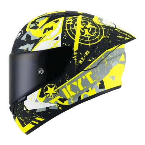 Casco Integrale Kyt Nz-race Blazing Matt Yellow
