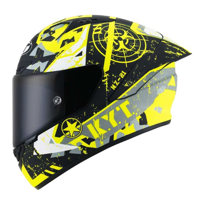 Casco Integrale Kyt Nz-race Blazing Matt Yellow