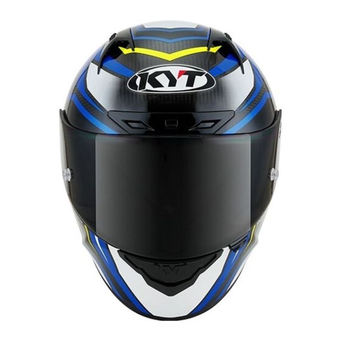 Casco Integrale Kyt Nz-race Carbon Stride Blue/whit