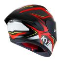 Casco Integrale Kyt Nz-race Carbon Stride Red/white