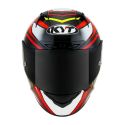 Casco Integrale Kyt Nz-race Carbon Stride Red/white