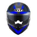 Casco Integrale Kyt R2r Led Matt Black/blue