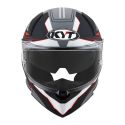 Casco Integrale Kyt R2r Led Matt Black/grey