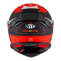 Casco Integrale Kyt R2r Led Matt Black/red