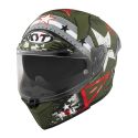 Casco Integrale Kyt R2r Max Assault Matt Army Green