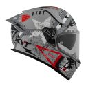 Casco Integrale Kyt R2r Max Assault Matt Grey