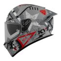 Casco Integrale Kyt R2r Max Assault Matt Grey