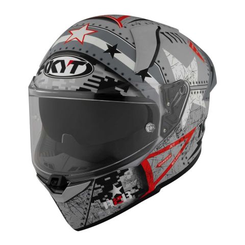 Casco Integrale Kyt R2r Max Assault Matt Grey