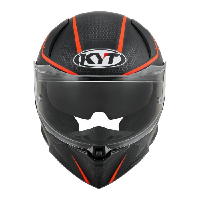 Casco Integrale Kyt R2r Concept Matt Black/red