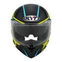 Casco Integrale Kyt R2r Concept Matt Black/yellow
