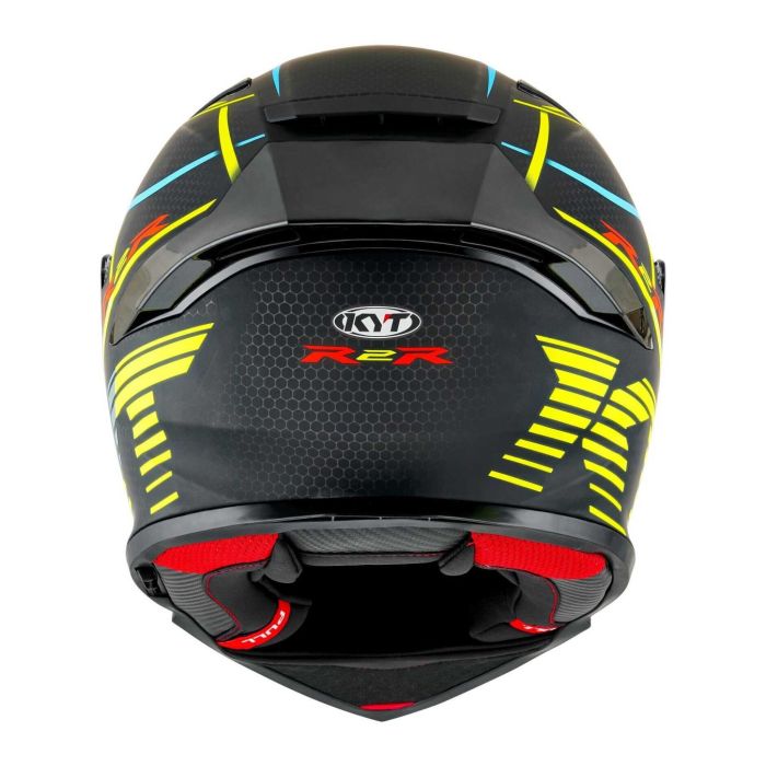 Casco Integrale Kyt R2r Concept Matt Black/yellow
